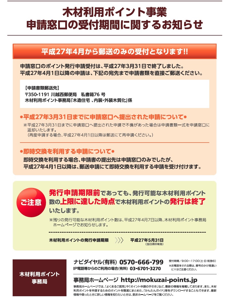 木材利用ポイント事業